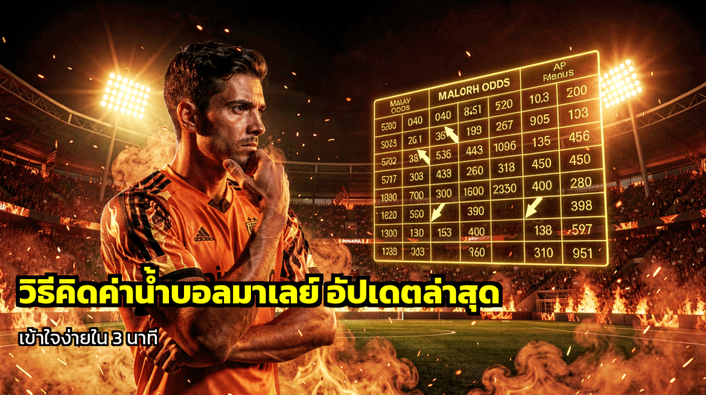วิธีคิดค่าน้ำบอลมาเลย์