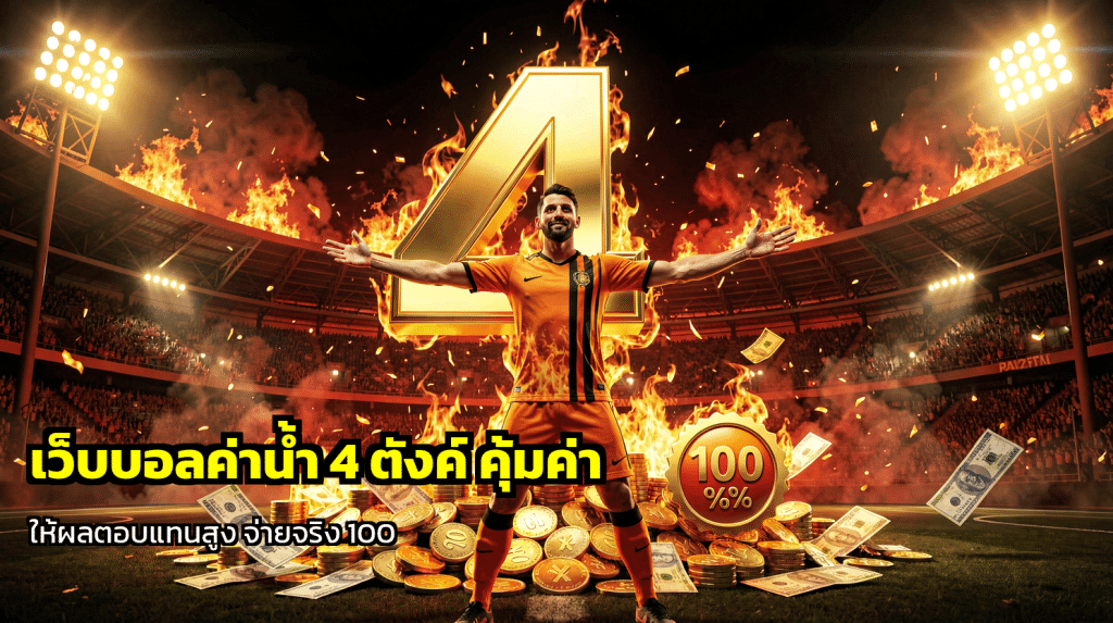 เว็บบอลค่าน้ำ 4 ตังค์